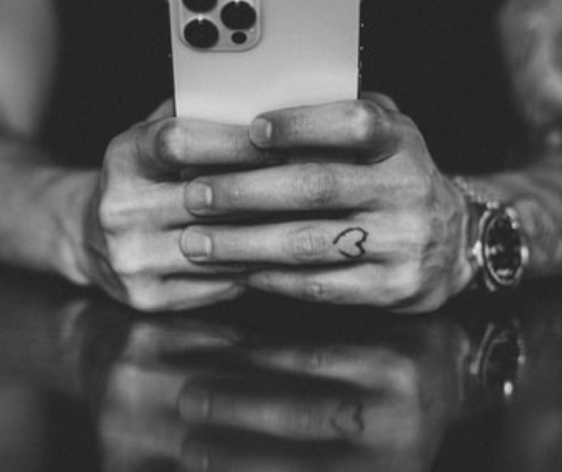 Man Holding phone